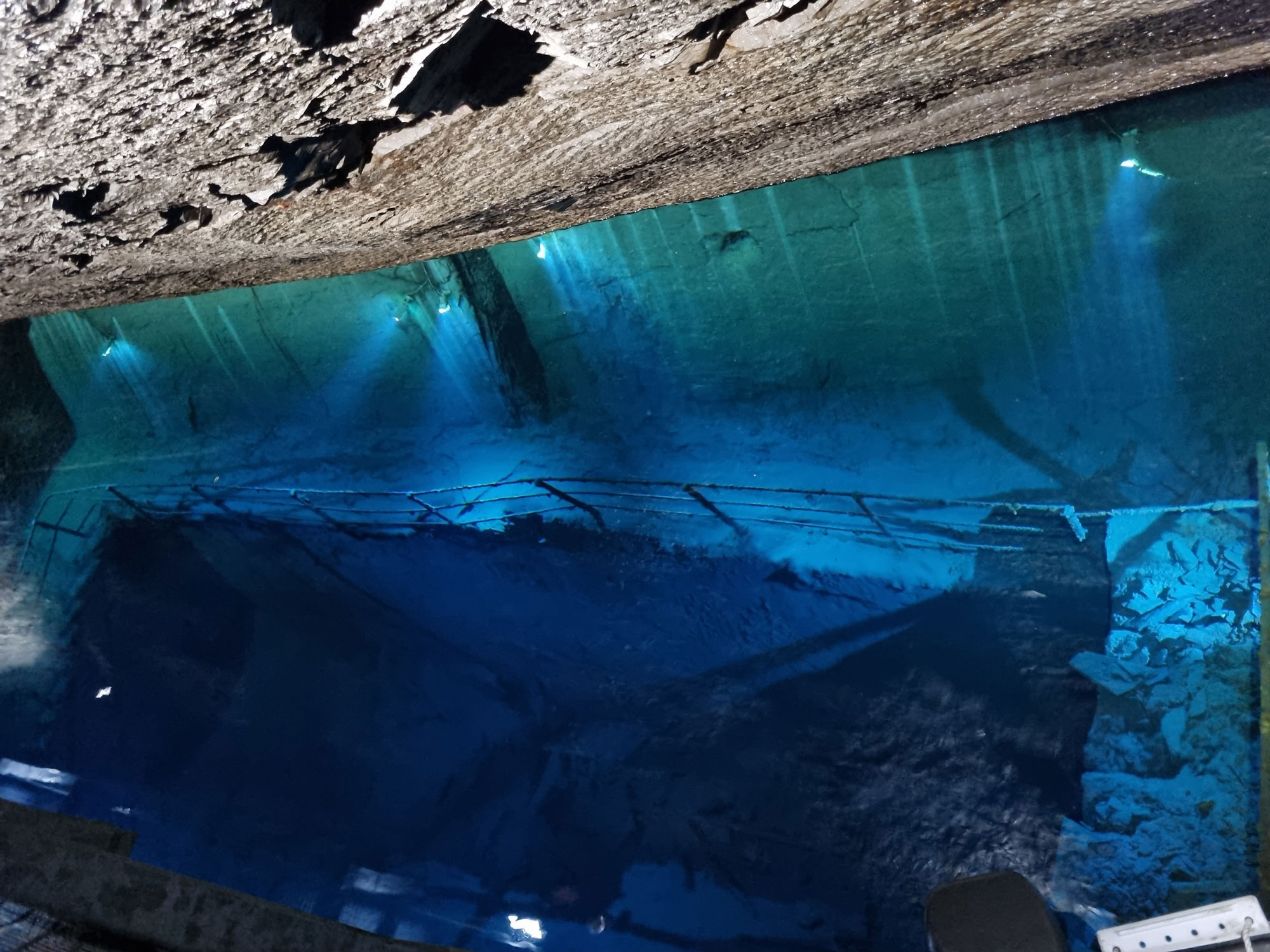 Letzte Ebene des Bergwerks Martelange